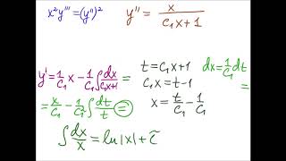 Дифур 3го порядка Third order Differential equation [upl. by Clintock878]