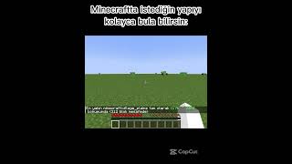 Minecraftta artık yapı bulmak çok kolay shorts [upl. by Abas]