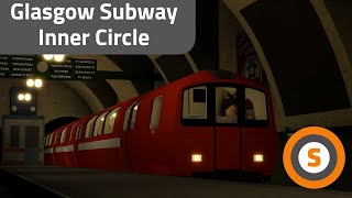 Metro Simulator Glasgow Subway  Inner Circle [upl. by Philoo977]