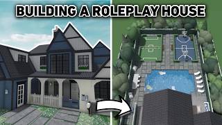 BUILDING MY DREAM ROLEPLAY HOUSE In BLOXBURG Part 1 [upl. by Euqinoj]