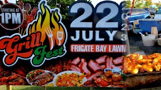 The first ever grill fest St kitts 🇰🇳 Grilled chicken pork and fish competition wow what a crowd [upl. by Yorke365]