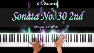 Beethoven  Sonata No 30 2nd mvt [upl. by Herald900]