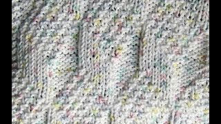 Diamond and Lozenge Dishcloth Knit Along Part Five [upl. by Adnael]