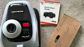 Segway Navimow i105E  unboxing  Robotgressklipper [upl. by Bonney]