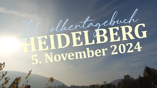 05112024 Wolkentagebuch 🌤 Der Himmel im Zeitraffer 🌤 Cloud Timelapse [upl. by Assilak]