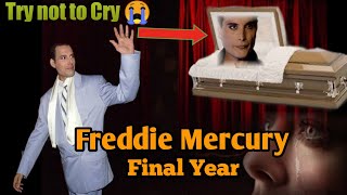 Try Not To Cry Freddie Mercurys Final Year Touching Video Story [upl. by Llyrrad929]