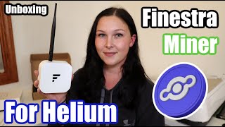 Finestra Miner Unboxing and Video Bobcat Miner Crypto Miner Helium HNT Bitcoin [upl. by Llenel]