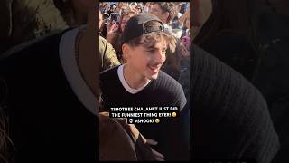 Timothée Chalamet SHOCKS Fans At A Timothée Chalamet LookALike Contest 😭💀timotheechalamet [upl. by Annig965]