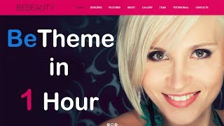 BeTheme wordpress complete tutorial [upl. by Gimpel26]