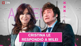 CRISTINA le respondió a MILEI por la QUITA de la JUBILACIÓN de PRIVILEGIO [upl. by Memory]