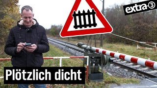 Realer Irrsinn Gesperrter Bahnübergang in Weichering  extra 3  NDR [upl. by Braca]