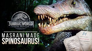 Masrani Made The Spinosaurus InGen Secrets Revealed  Jurassic World Fallen Kingdom [upl. by Kafka]