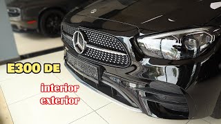 MercedesBenz E300 DE Walk Around amp interiorexterior view 2021 [upl. by Sidnarb]