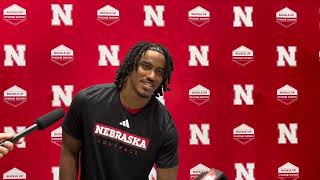 Nebraska Football Running Back Dante Dowdell Press Conference  Post UTEP [upl. by Edals124]