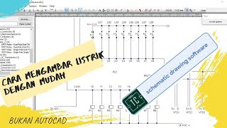 TinyCAD SOFTWARE Menggambar Listrik LINK DOWNLOAD DISKRIPSI [upl. by Broddie381]