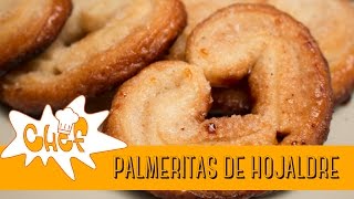 PALMERITAS DE HOJALDRE MINI PALMERAS  Postres [upl. by Luce]