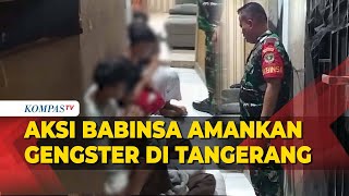 Aksi Serka Sabari bersama Warga Amankan Gengster di Kabupaten Tangerang [upl. by Tuinenga65]