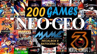 Pack NeoGeo Recalbox 8 Batocera 32 [upl. by Yelah362]