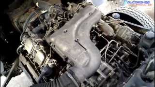 Mitsubishi Fuso 8DC11 V8 Engine View [upl. by Tingley]