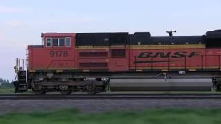 Pacing BNSF 9178 BNSF 9289 BNSF 9748BNSF Staples Sub [upl. by Yenahs]