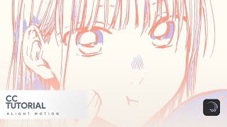 Making cool Manga colour correction in alightmotion [upl. by Aivataj]