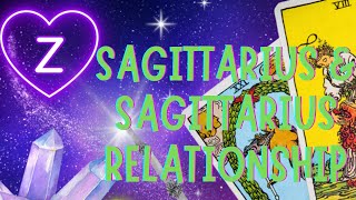 💋♐️SAGITTARIUS amp SAGITTARIUS♐️RELATIONSHIP  YOU KNOW WE SEE YOU RIGHT 😶😶🙂 [upl. by Neeven149]