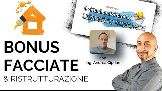 BONUS FACCIATE E BONUS RISTRUTTURAZIONE 2022 [upl. by Norahc]