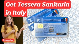 How to apply Tessera sanitaria in Italy  Get Italian Health Card [upl. by Werdma]