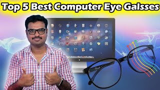 ✅ Top 5 Best Computer Eye Glasses of 2022 with Price  Blue light Block Glass Review amp Comparison [upl. by Doggett]