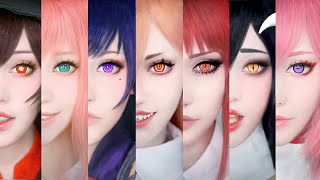 ☆ Review Which Contact Lenses for cosplay PART 10 ☆ [upl. by Kcirdde]