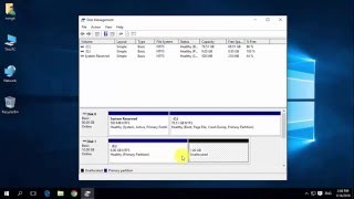 สอนแบ่งพาติชั่น Partition ใน Windows 10 [upl. by Enilasor436]