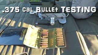 375cal testing projectiles and gear [upl. by Ahtram591]