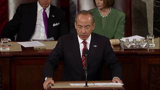 Mexican President Calderon Asks Congress to Pass Immigration Reform [upl. by Bajaj767]