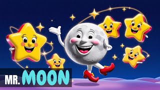 Mr Moon 🌛 in the Sky  Lullaby  Nursery Rhyme  Kids Song Perfect for Bedtime [upl. by Adnak]