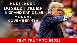 LIVE President Trump in Grand Rapids MI [upl. by Nnahgaem]