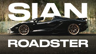 Lamborghini Sian Roadster in jungle  Only Black Sian Roadster  1 OF 19  F1rst Motors [upl. by Aklam98]