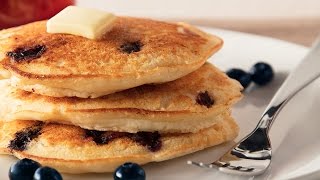 Ricotta Blueberry Pancakes [upl. by Imotas]