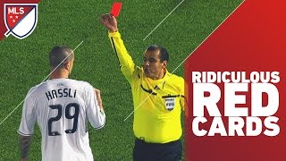 Most Ridiculous Red Cards in MLS [upl. by Adin]