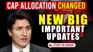 Canada Student Cap Allocation Change Canada New Update  Canada Student Visa Updates 2024 [upl. by Edwards525]