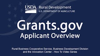 Grants gov  Applicant Overview [upl. by Sybilla168]