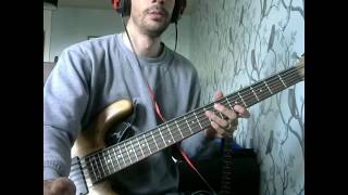 brighter side of grey five finger death punch bass cover [upl. by Edi]