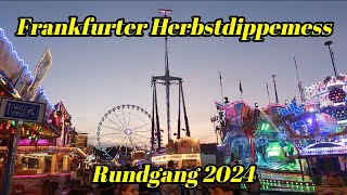 Frankfurter Herbst Dippemess Rundgang 2024 [upl. by Bridie606]