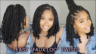 Juicy Maxi Twists w Bantu Ends Tutorial amp how to safely remove [upl. by Nels723]