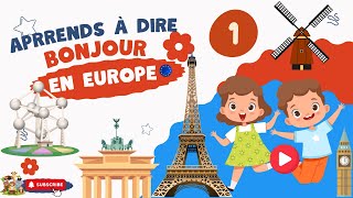 🌍 Enrichis Ton Vocabulaire  Apprends à Dire BONJOUR en Langues Européennes 👋 [upl. by Adna]