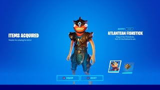 HOW TO GET NEW ATLANTEAN FISHSTICK SKIN IN FORTNITE [upl. by Penelopa]