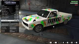 Vulcar Warrener HKR  ALL Tuning amp Customization Parts GTA 5 Tuners DLC [upl. by Sheela148]