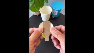 Diy Recycle bin for study table ytshorts  recycle bin  crafts [upl. by Maurilla]