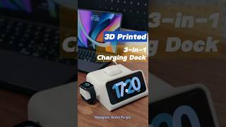 3in1 Charging Dock for your iphone16 airpods and watch creality 3dprinting tech [upl. by Carce125]