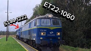 Przejazd ET221060 z ST441222 przez Gryfów Śląski [upl. by Shiri456]