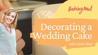 How to Decorate a Wedding Cake  Baking Mad [upl. by Eelarak13]